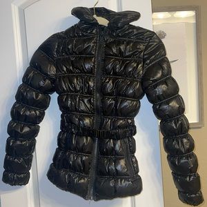 Forever 21 Black Puffer with Belt